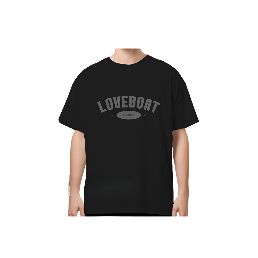 Black T-shirt with Grey Logo (1)