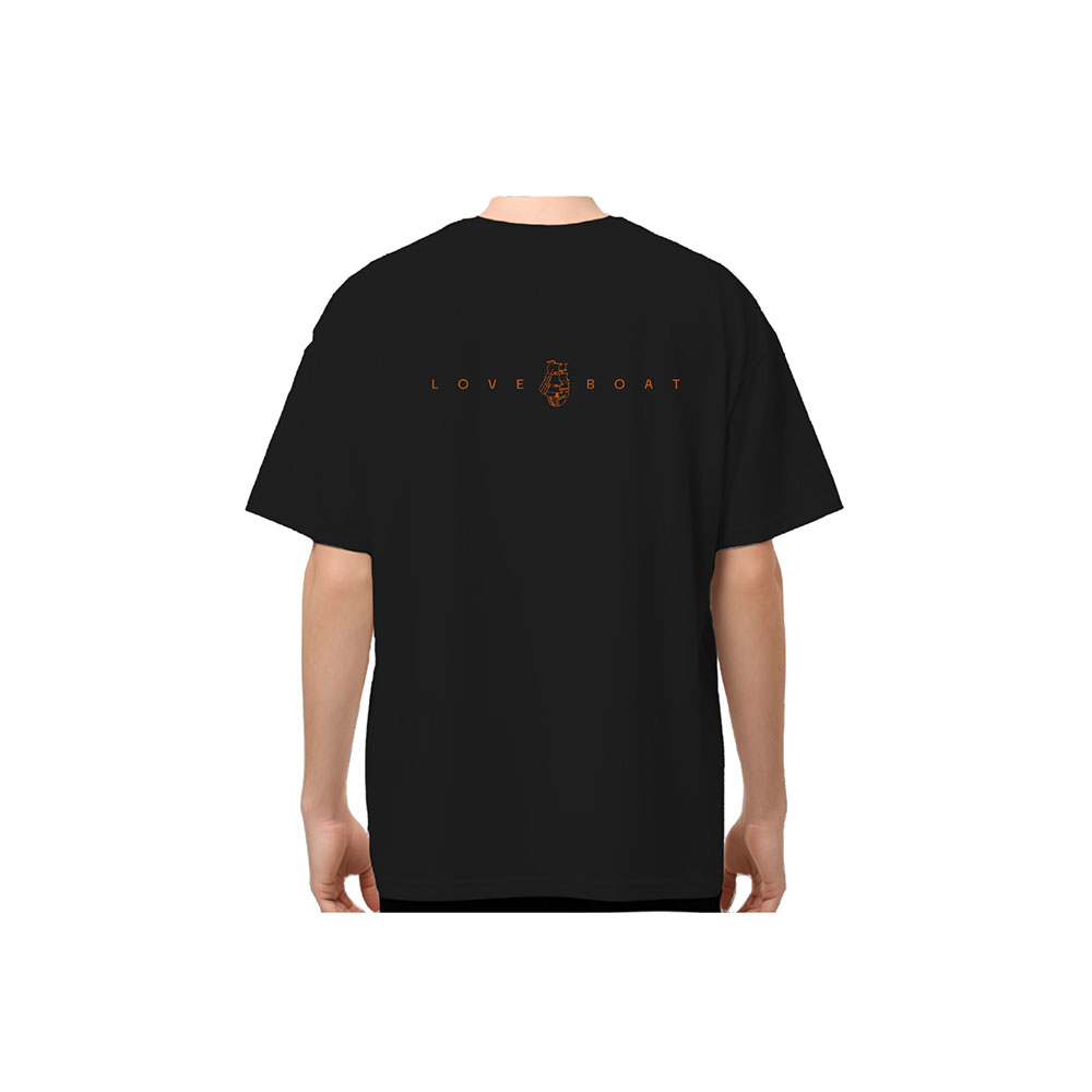 Black T-shirt with Orange Logo (2)